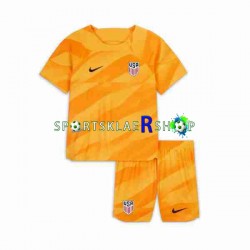 USA drakt Keeper Bortetrøye Kort erm 2023-2024 , Barnesett