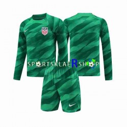 USA drakt Keeper Hjemmetrøye Lang erm 2023-2024 , Barnesett