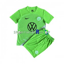 VfL Wolfsburg drakt Hjemmetrøye Kort erm 2023-2024 , Barnesett