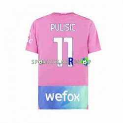 AC Milan drakt Christian Pulisic 11 Tredjetrøye Kort erm 2023-2024 , Herre AC Milan drakt Christian Pulisic 11 Tredjetrøye Kort erm 2023-2024 , Herre