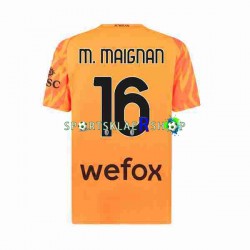 AC Milan drakt Mike Maignan 16 Keeper Bortetrøye Kort erm 2023-2024 , Herre