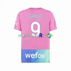 AC Milan drakt Olivier Giroud 9 Tredjetrøye Kort erm 2023-2024 , Herre AC Milan drakt Olivier Giroud 9 Tredjetrøye Kort erm 2023-2024 , Herre