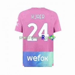 AC Milan drakt Simon Kjaer 24 Tredjetrøye Kort erm 2023-2024 , Herre AC Milan drakt Simon Kjaer 24 Tredjetrøye Kort erm 2023-2024 , Herre