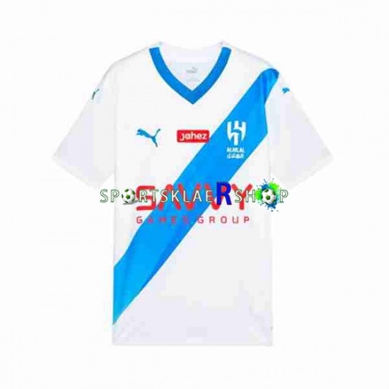 Al Hilal drakt Bortetrøye Kort erm 2023-2024 , Herre