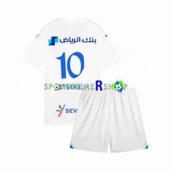 Al Hilal drakt Neymar JR 10 Bortetrøye Kort erm 2023-2024 , Barnesett