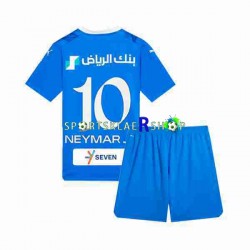 Al Hilal drakt Neymar JR 10 Hjemmetrøye Kort erm 2023-2024 , Barnesett