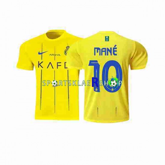 Al-Nassr drakt Mane 10 Hjemmetrøye Kort erm 2023-2024 , Herre