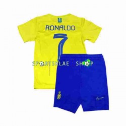Al-Nassr drakt Ronaldo 7 Hjemmetrøye Kort erm 2023-2024 , Barnesett