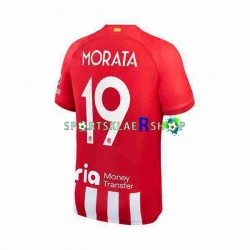 Atlético Madrid drakt 2 Alvaro Morata 19 Hjemmetrøye Kort erm 2023-2024 , Herre