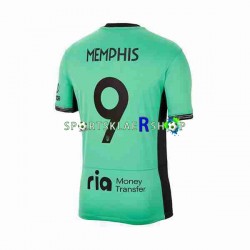 Atlético Madrid drakt 2 Memphis Depay 9 Tredjetrøye Kort erm 2023-2024 , Herre