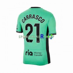 Atlético Madrid drakt 2 Yannick Carrasco 21 Tredjetrøye Kort erm 2023-2024 , Herre