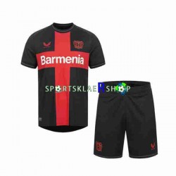 Bayer 04 Leverkusen drakt Hjemmetrøye Kort erm 2023-2024 , Barnesett