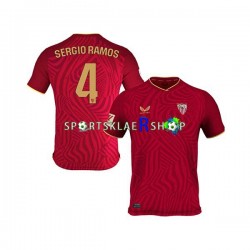 Sevilla FC drakt Sergio Ramos 4 Bortetrøye Kort erm 2023-2024 , Herre