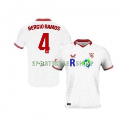 Sevilla FC drakt Sergio Ramos 4 Hjemmetrøye Kort erm 2023-2024 , Herre