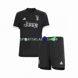Juventus drakt Tredjetrøye Kort erm 2023-2024 , Barnesett Juventus drakt Tredjetrøye Kort erm 2023-2024 , Barnesett