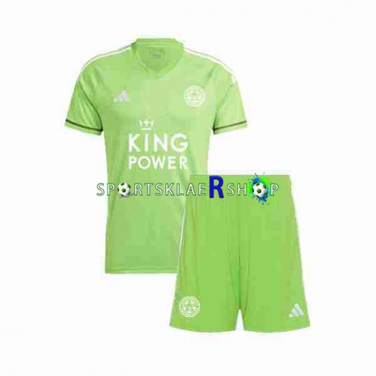 Leicester City drakt Keeper Bortetrøye Kort erm 2023-2024 , Barnesett