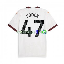 Manchester City drakt Phil Foden 47 Bortetrøye Kort erm 2023-2024 , Herre