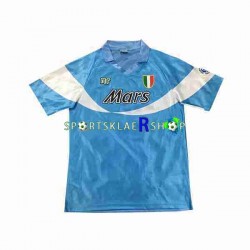 Napoli drakt Special 1990 1991 Retro Hjemmetrøye Kort erm , Herre
