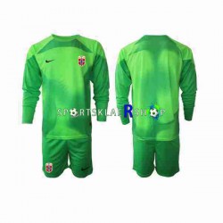 Norge drakt Keeper Hjemmetrøye Lang erm 2022 , Barnesett