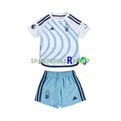 Nottingham Forest drakt Bortetrøye Kort erm 2023-2024 , Barnesett