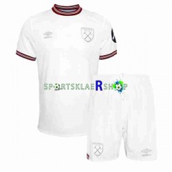 West Ham United drakt Bortetrøye Kort erm 2023-2024 , Barnesett