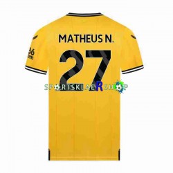 Wolverhampton Wanderers drakt Matheus Nunes 27 Hjemmetrøye Kort erm 2023-2024 , Herre