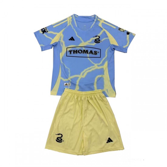 Philadelphia Union drakt Bortetrøye Kort erm 2025-2026 , Barnesett