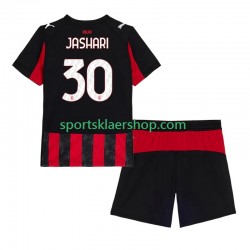 AC Milan drakt Ardon Jashari 30 Hjemmetrøye Kort erm 2025-2026 , Barnesett