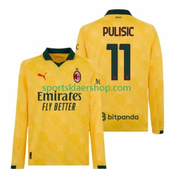 AC Milan drakt Christian Pulisic 11 Tredjetrøye Lang erm 2025-2026 , Herre