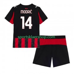 AC Milan drakt Modrić Luca 14 Hjemmetrøye Kort erm 2025-2026 , Barnesett