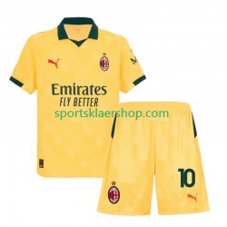 AC Milan drakt Rafael Leao 10 Tredjetrøye Kort erm 2025-2026 , Barnesett