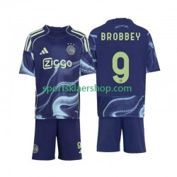 AFC Ajax drakt Brian Brobbey 9 Bortetrøye Kort erm 2025-2026 , Barnesett