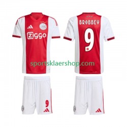 AFC Ajax drakt Brian Brobbey 9 Hjemmetrøye Kort erm 2025-2026 , Barnesett