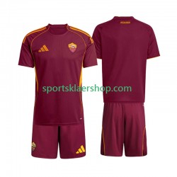 AS Roma drakt Hjemmetrøye Kort erm 2025-2026 , Barnesett AS Roma drakt Hjemmetrøye Kort erm 2025-2026 , Barnesett