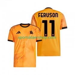 AS Roma drakt Evan Ferguson 11 Bortetrøye Kort erm 2025-2026 , Herre