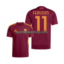 AS Roma drakt Evan Ferguson 11 Hjemmetrøye Kort erm 2025-2026 , Herre