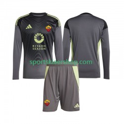 AS Roma drakt Keeper Hjemmetrøye Lang erm 2025-2026 , Barnesett AS Roma drakt Keeper Hjemmetrøye Lang erm 2025-2026 , Barnesett