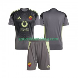 AS Roma drakt Keeper Hjemmetrøye Kort erm 2025-2026 , Barnesett AS Roma drakt Keeper Hjemmetrøye Kort erm 2025-2026 , Barnesett