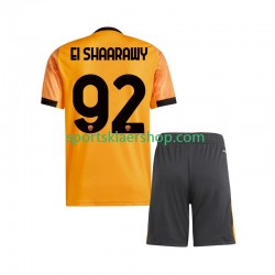 AS Roma drakt Stephan El Shaarawy 92 Bortetrøye Kort erm 2025-2026 , Barnesett AS Roma drakt Stephan El Shaarawy 92 Bortetrøye Kort erm 2025-2026 , Barnesett