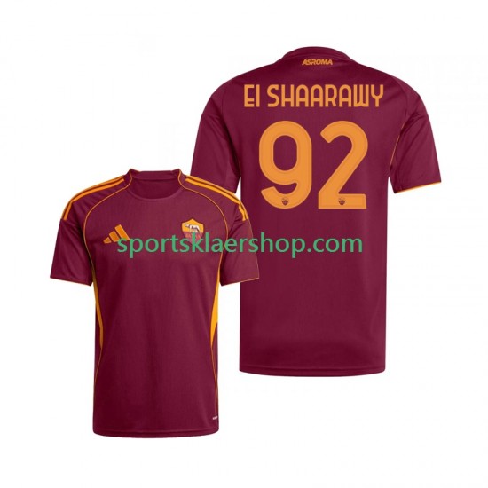 AS Roma drakt Stephan El Shaarawy 92 Hjemmetrøye Kort erm 2025-2026 , Herre