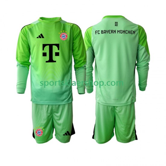 FC Bayern München drakt Keeper Hjemmetrøye Lang erm 2025-2026 , Barnesett