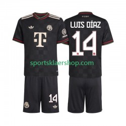 FC Bayern München drakt Luis Diaz 14 Tredjetrøye Kort erm 2025-2026 , Barnesett
