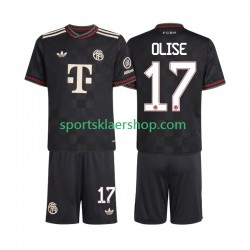 FC Bayern München drakt Michael Olise 17 Tredjetrøye Kort erm 2025-2026 , Barnesett