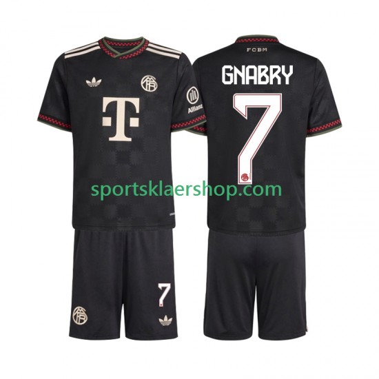 FC Bayern München drakt Serge Gnabry 7 Tredjetrøye Kort erm 2025-2026 , Barnesett