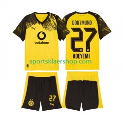 Borussia Dortmund drakt Karim Adeyemi 27 Hjemmetrøye Kort erm 2025-2026 , Barnesett