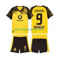 Borussia Dortmund drakt Serhou Guirassy 9 Hjemmetrøye Kort erm 2025-2026 , Barnesett