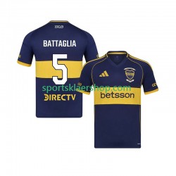 CA Boca Juniors drakt Rodrigo Battaglia 5 Hjemmetrøye Kort erm 2025-2026 , Herre
