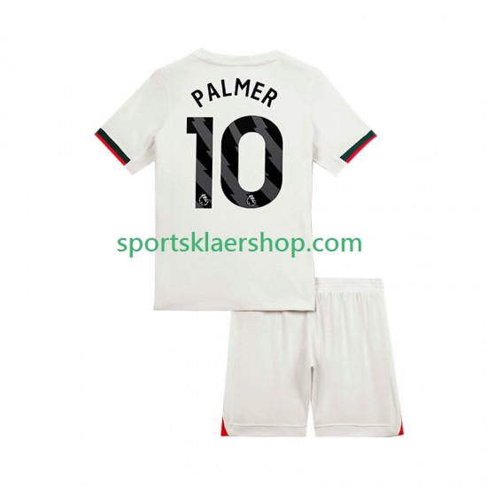 Chelsea drakt Cole Palmer 10 Bortetrøye Kort erm 2025-2026 , Barnesett