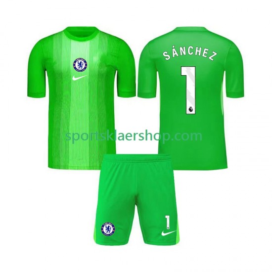 Chelsea drakt Robert Sanchez 1 Keeper Bortetrøye Kort erm 2025-2026 , Barnesett