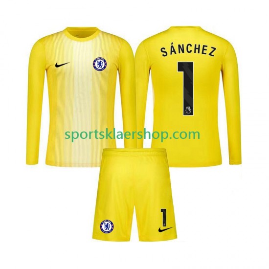 Chelsea drakt Robert Sanchez 1 Keeper Tredjetrøye Lang erm 2025-2026 , Barnesett